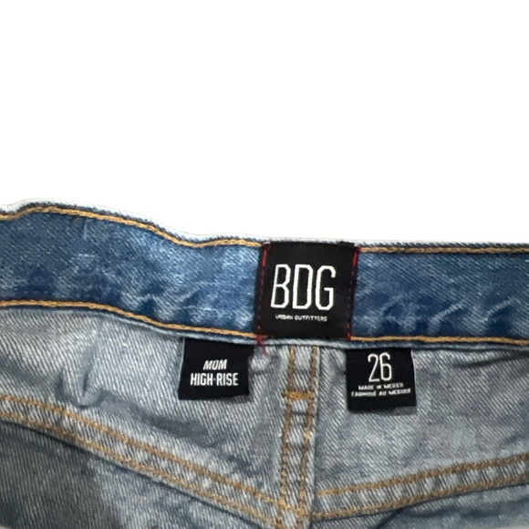 BDG Urban Outfitters Rolled Hem Womens Mom Shorts - Picture 7 of 8